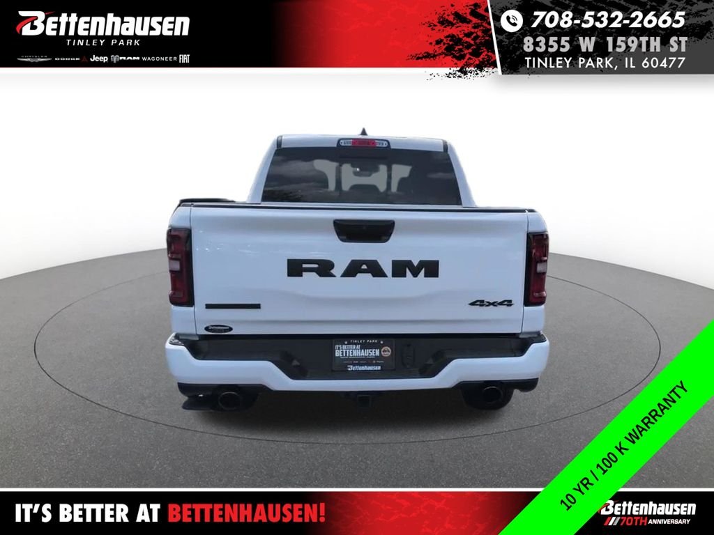 New 2026 Bright White Clear-Coat Exterior Paint RAM Big Horn image 8