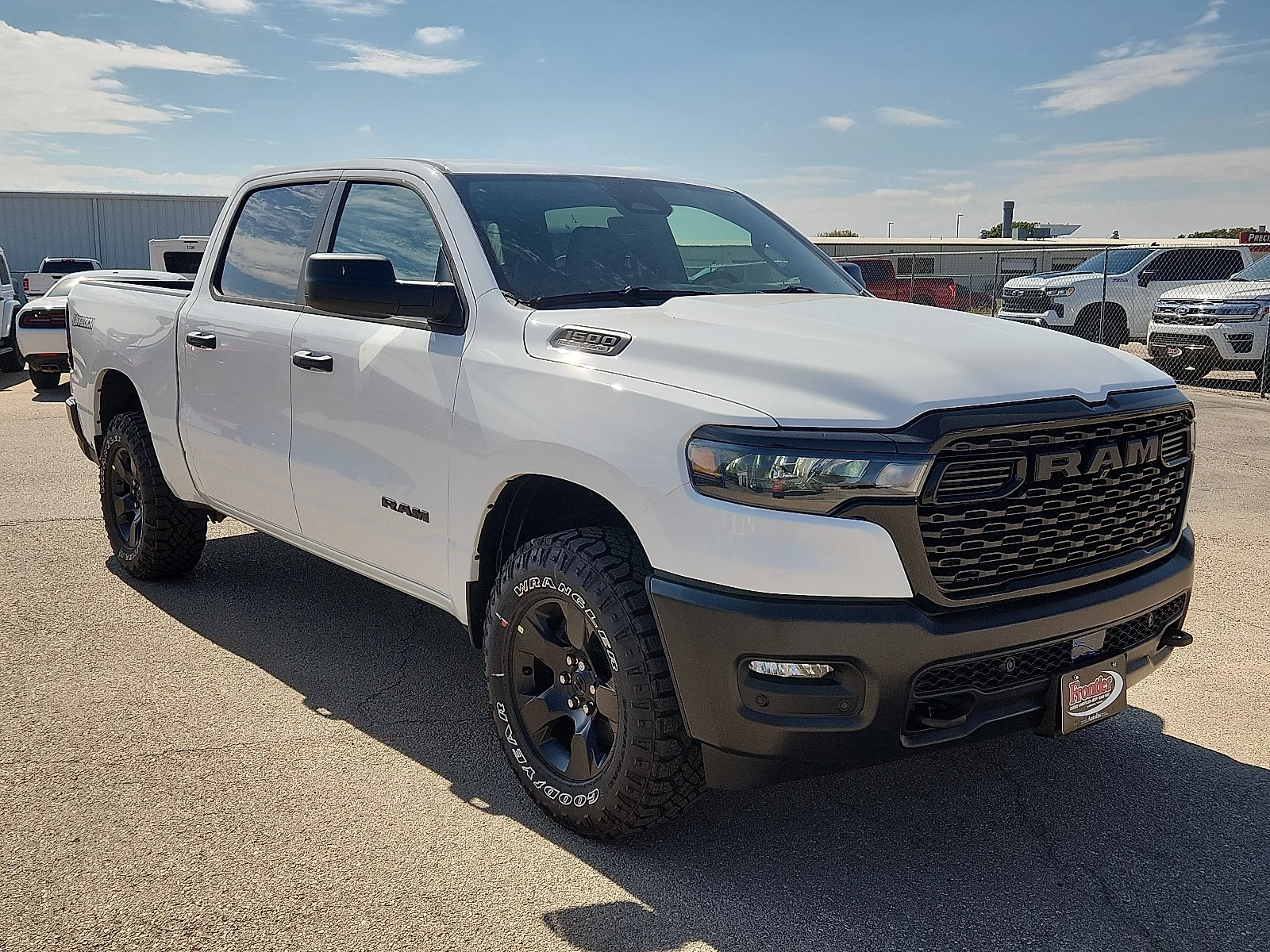 New 2027 Bright White Clear-Coat  Paint Ram WARLOCK CREW CAB 4X4 5