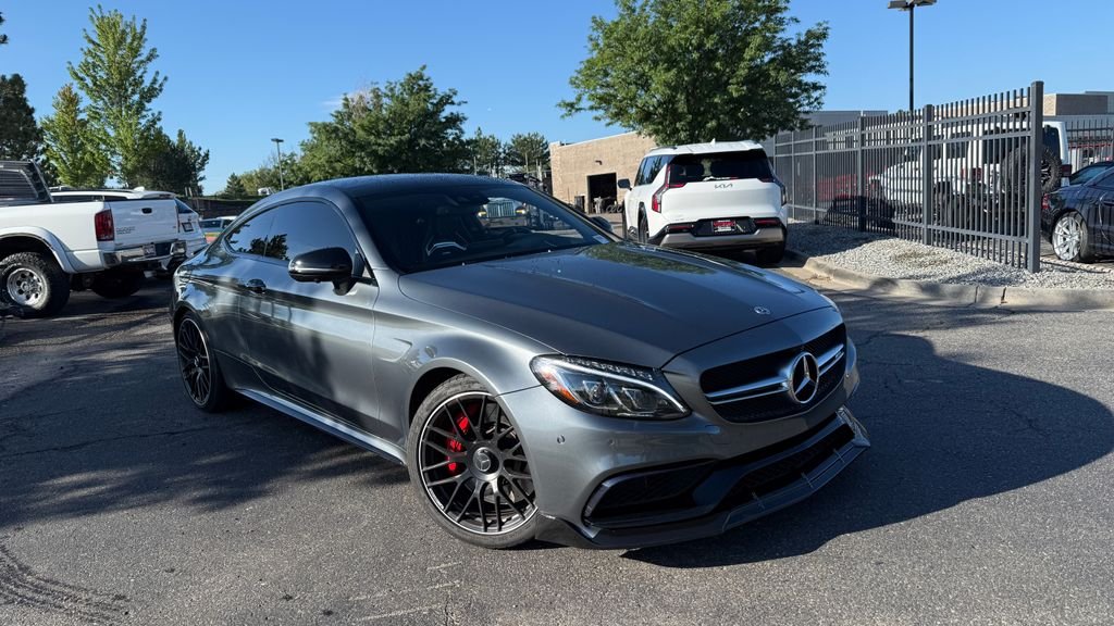 Used 2018 Gray Mercedes-Benz C 63 S AMG® image 1