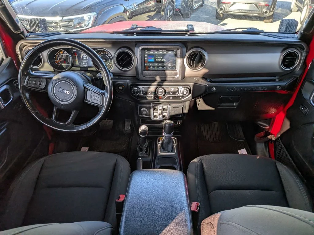 Used 2020 Red Clearcoat Jeep Unlimited Sport image 10