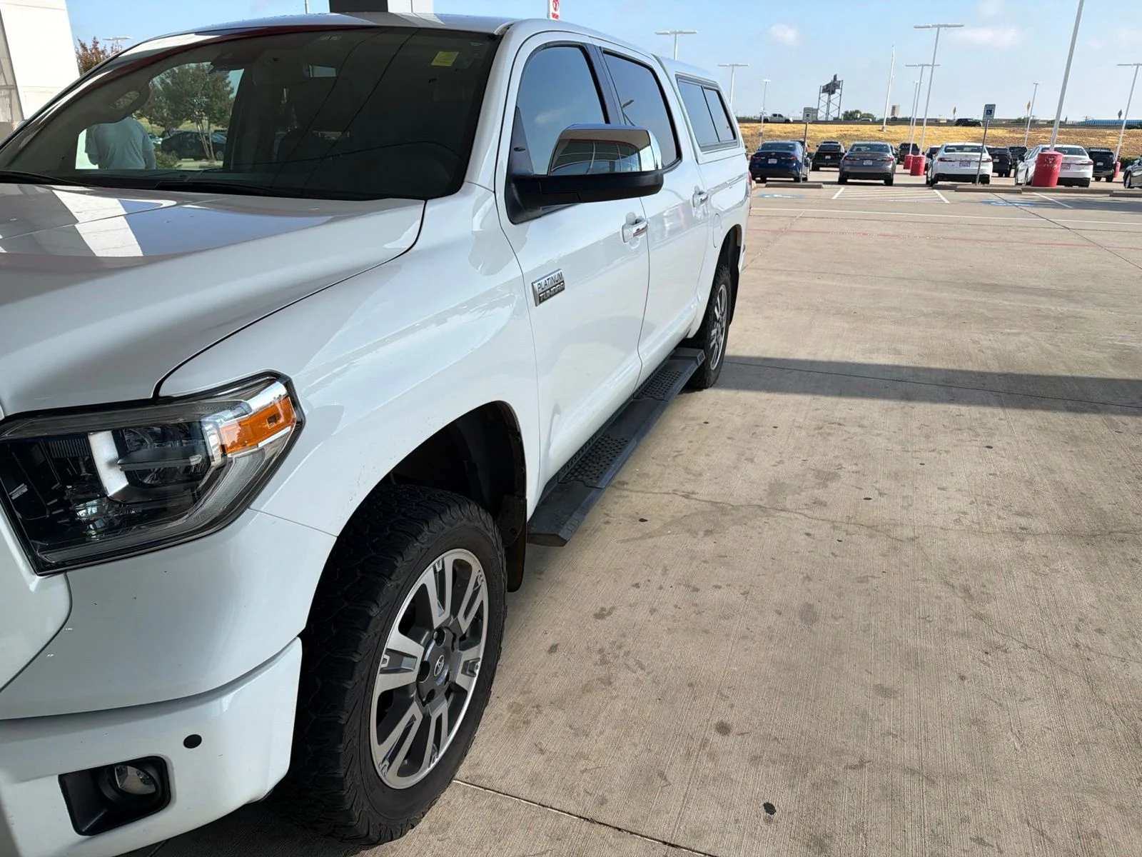Used 2020 White Toyota Platinum image 1