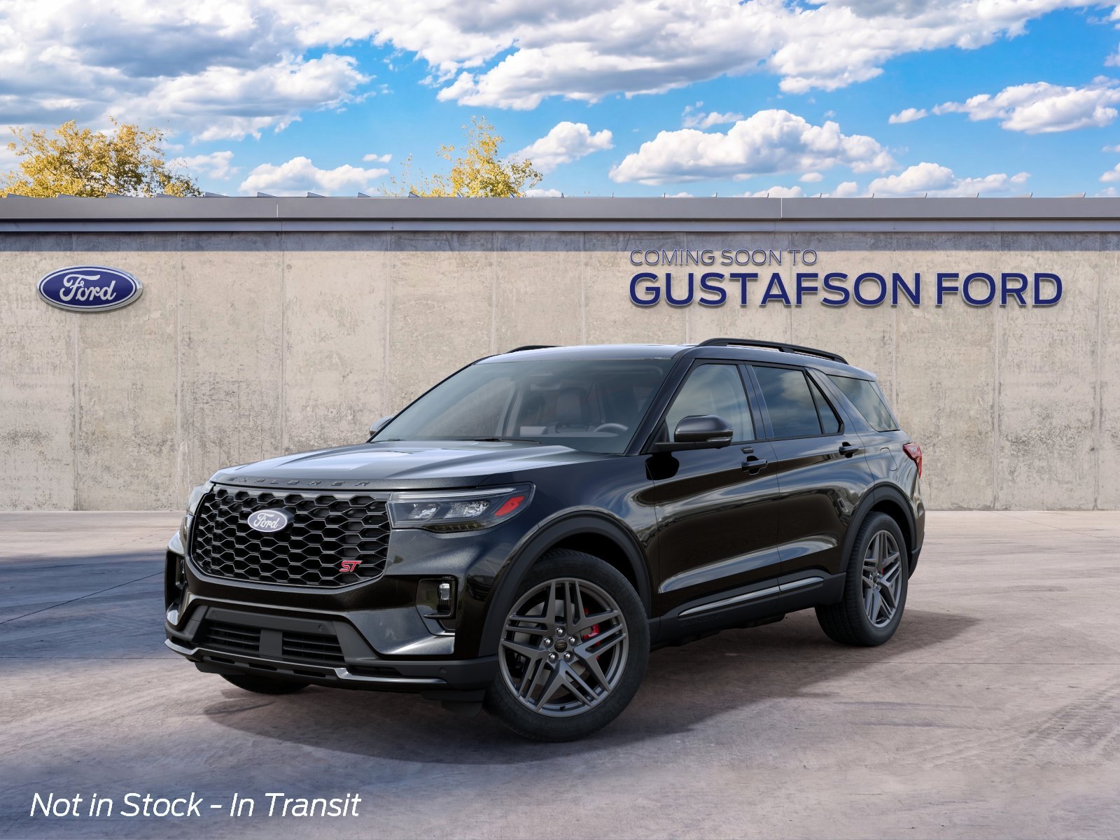 New 2027 Agate Black Metallic Ford ST image 2
