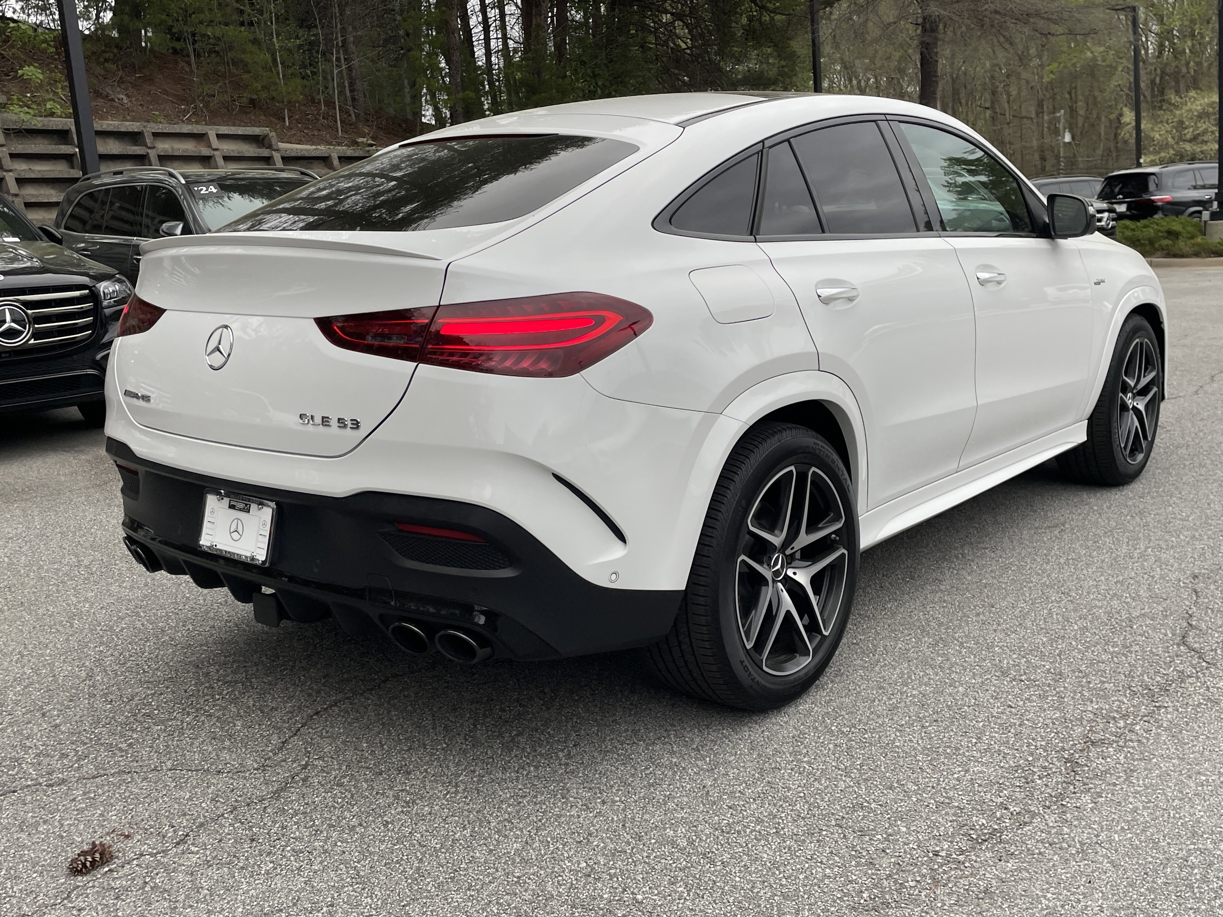 Certified Used 2025 MANUFAKTUR Moonlight White Metallic Mercedes-Benz AMG® GLE 53 4MATIC®+ Coupe image 6