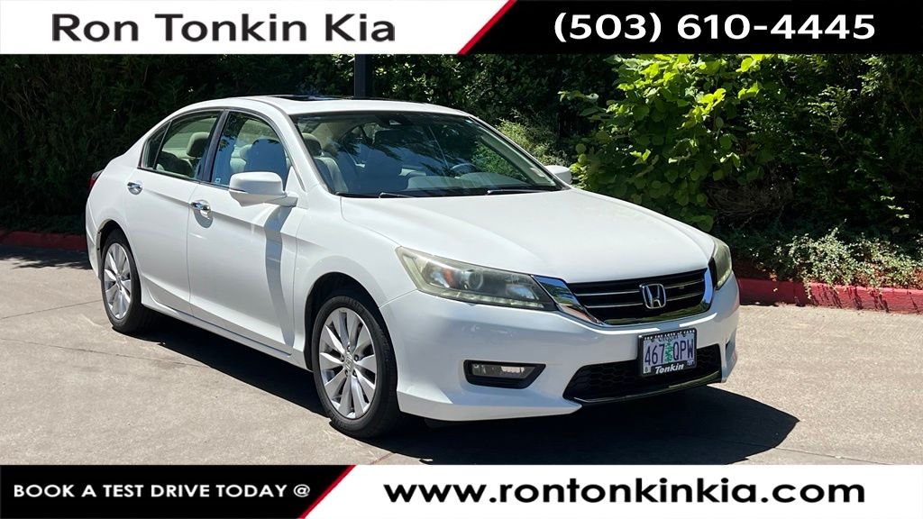 Used 2014 White Honda EX-L image 1