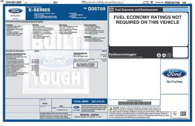 Used 2023 White Ford Base image 4
