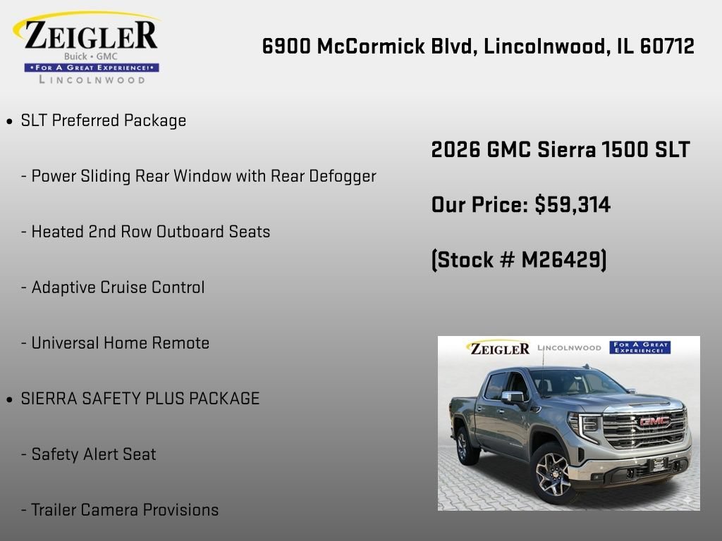 New 2026 Sterling Metallic GMC SLT image 12