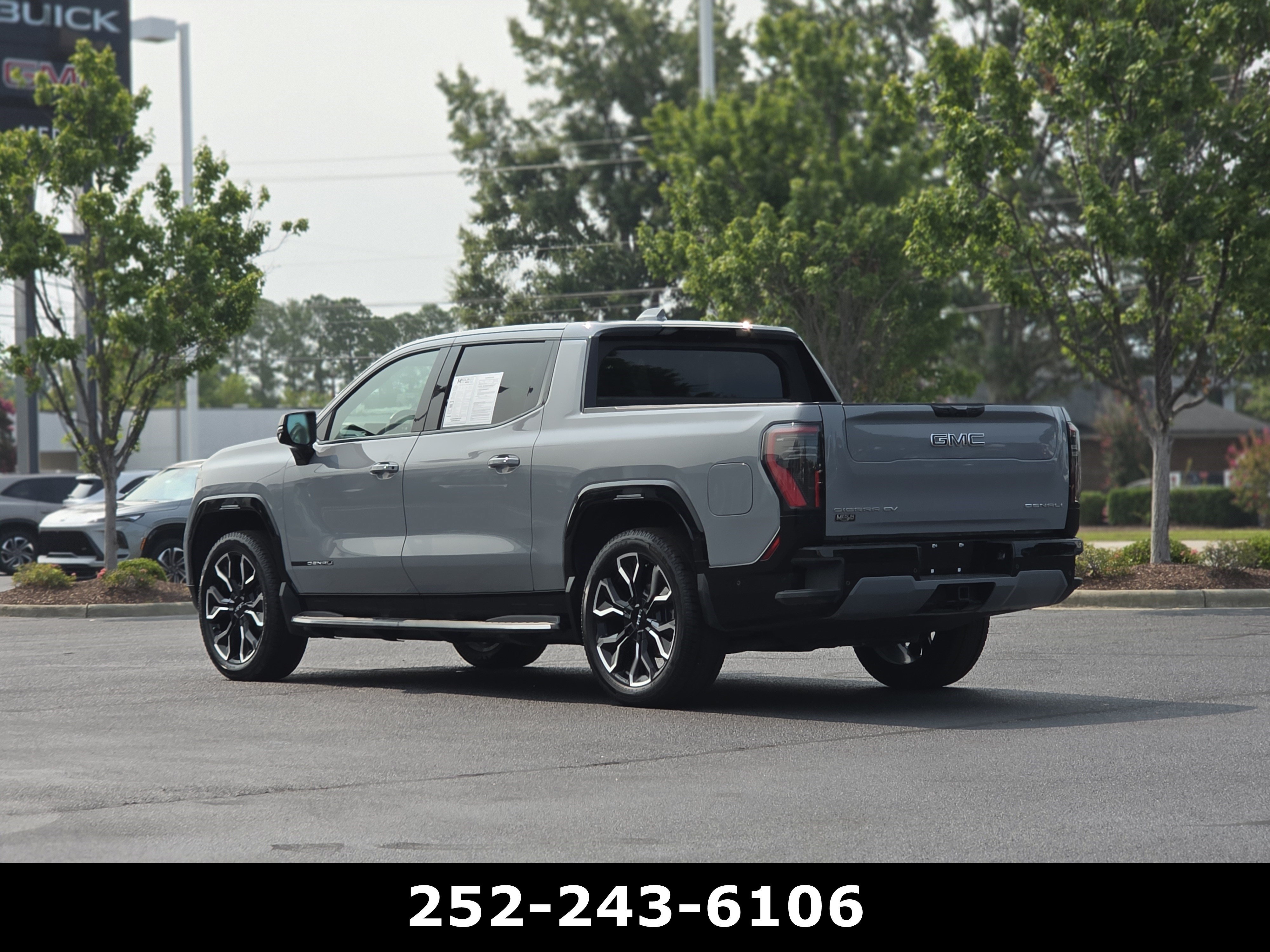 Used 2025 Thunderstorm Gray GMC Max Range Denali image 5