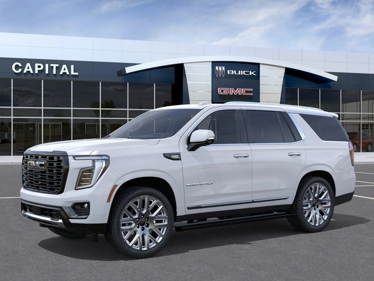 New 2026 GLACIER WHITE TRICOAT GMC Denali Ultimate image 3
