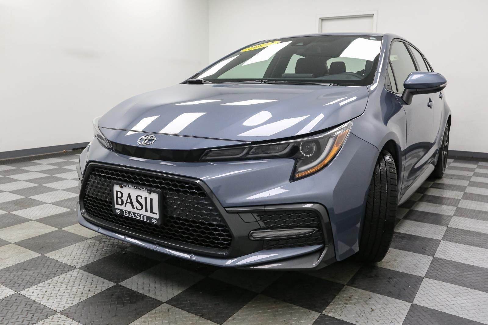 Used 2022 Celestite Gray Metallic Toyota SE image 4