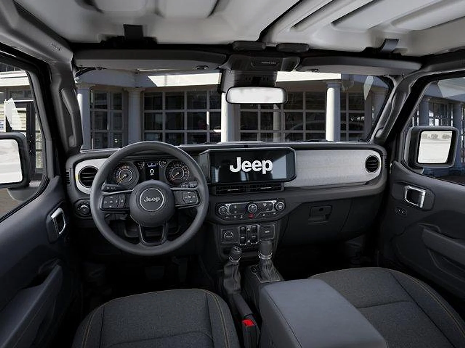 New 2026 Granite Crystal Metallic Clear-Coat Exterior Paint Jeep 4-Door Sport image 14