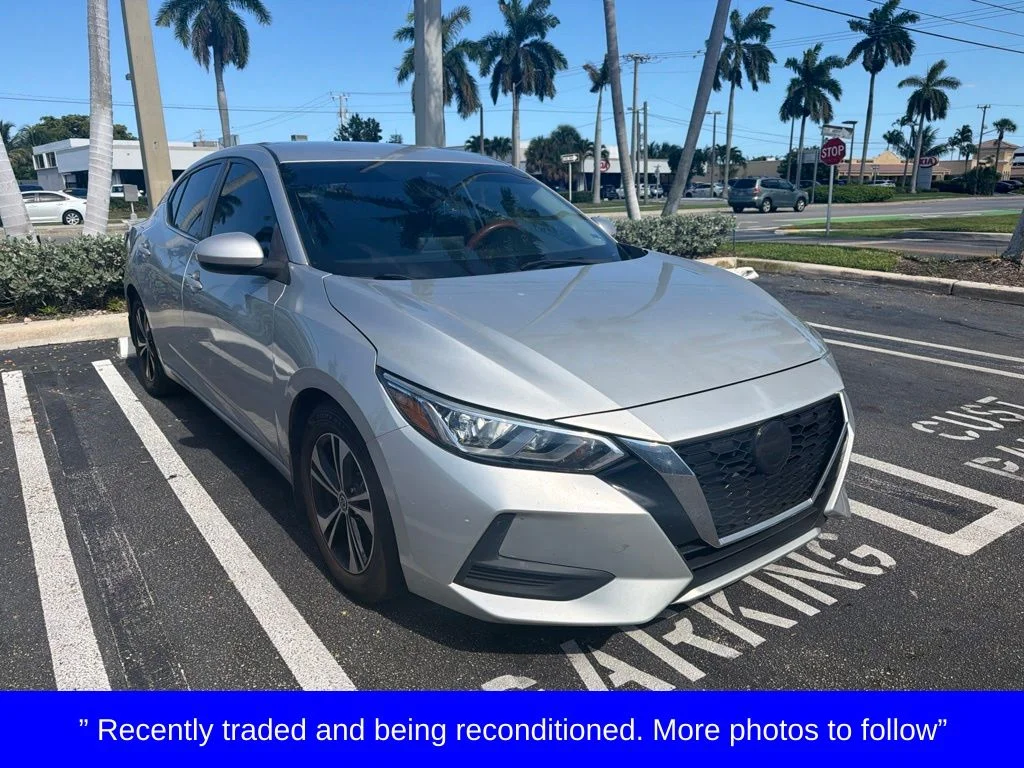 Used 2021 Silver Nissan SV image 1