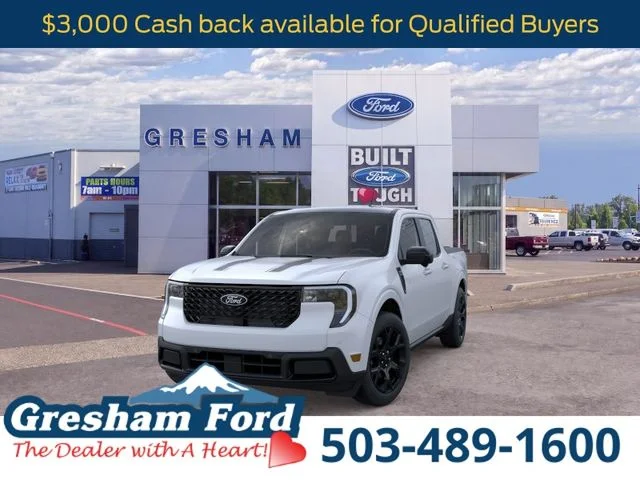 New 2025 Space White Metallic Ford Lariat image 2