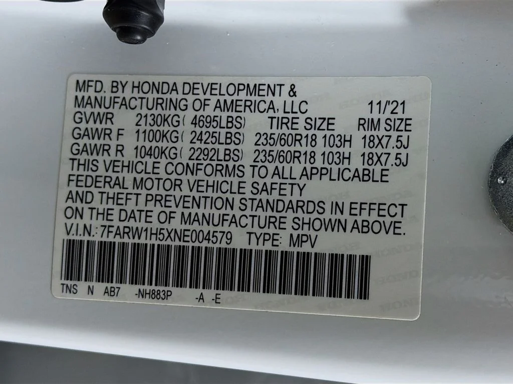 Used 2022 White Honda EX image 29