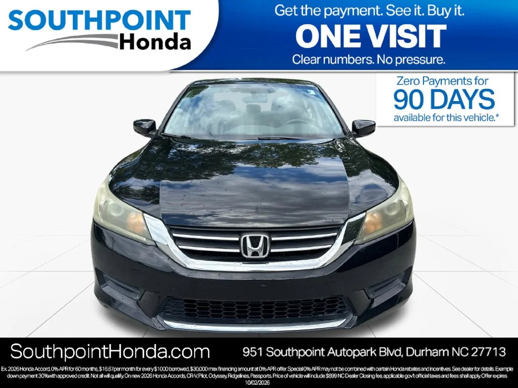 Used 2014 Honda Accord LX with VIN 1HGCR2F32EA012850 for sale in Durham, NC