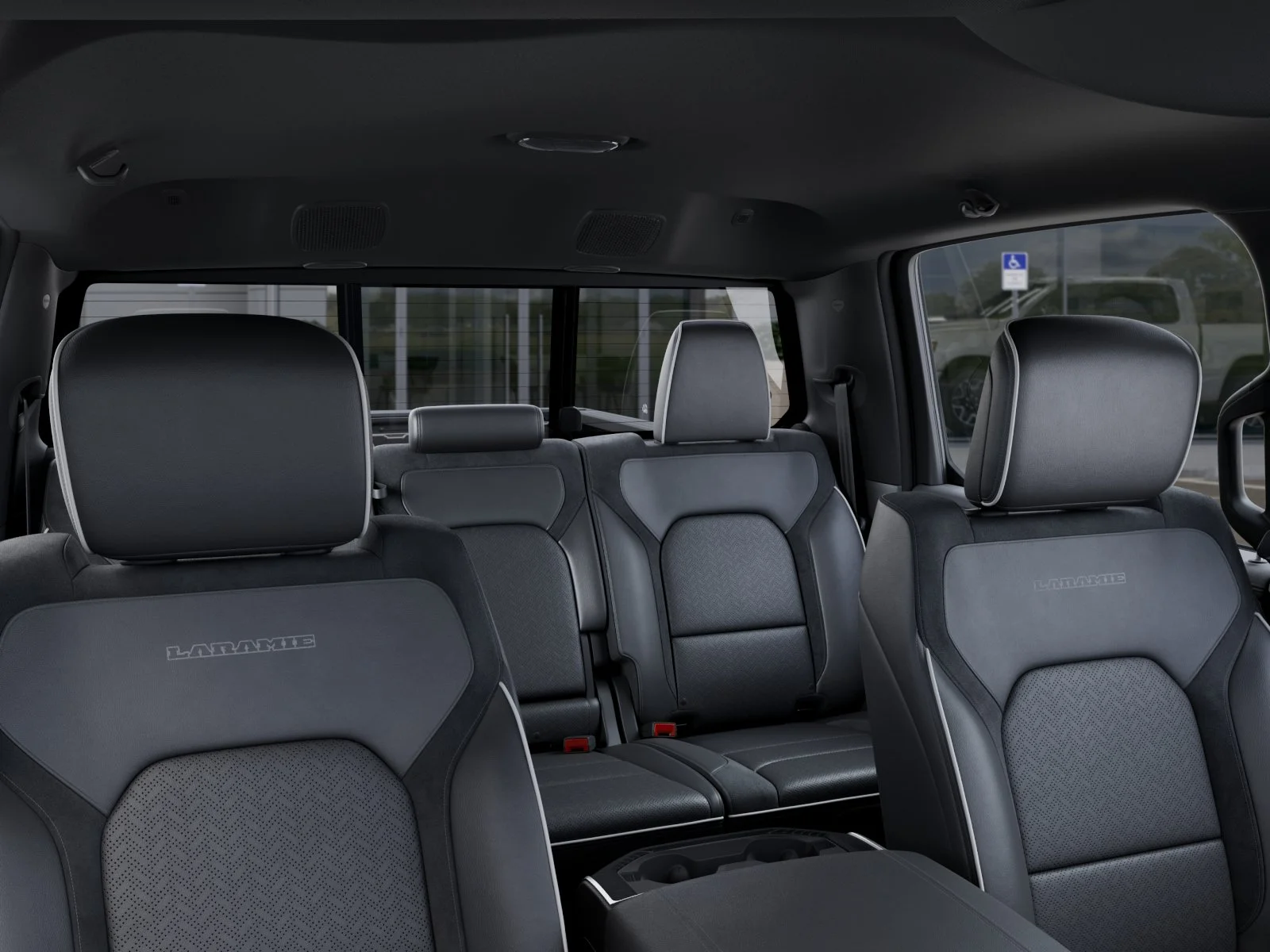 New 2026 Granite Crystal Metallic Clear-Coat Exterior Paint RAM Laramie image 52