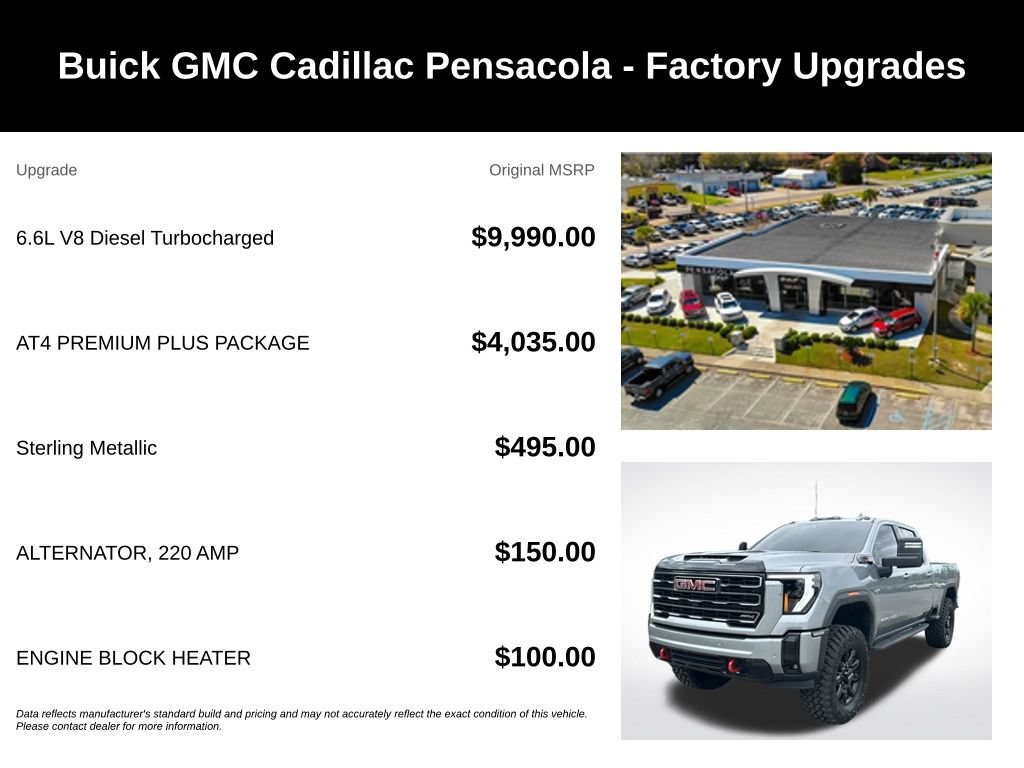 Used 2025 Sterling Metallic GMC AT4 image 4