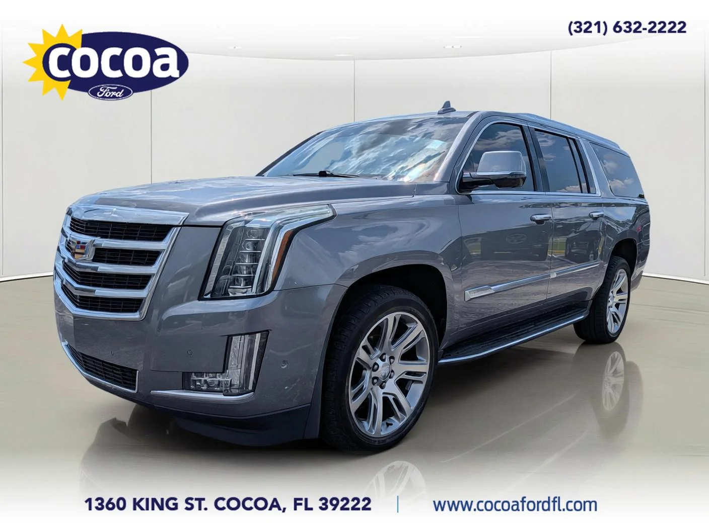 Used 2018 Gray Cadillac Luxury image 1