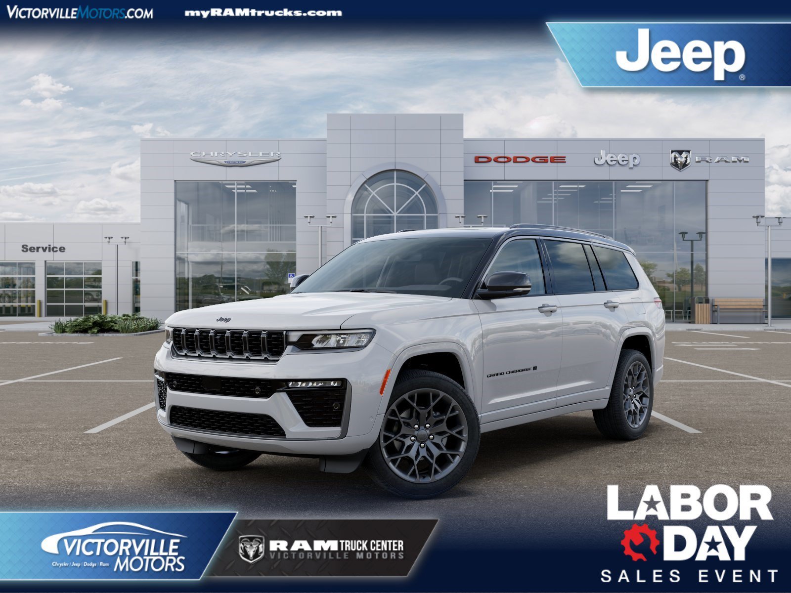 New 2026 Bright White Clear-Coat Exterior Paint Jeep Summit image 1