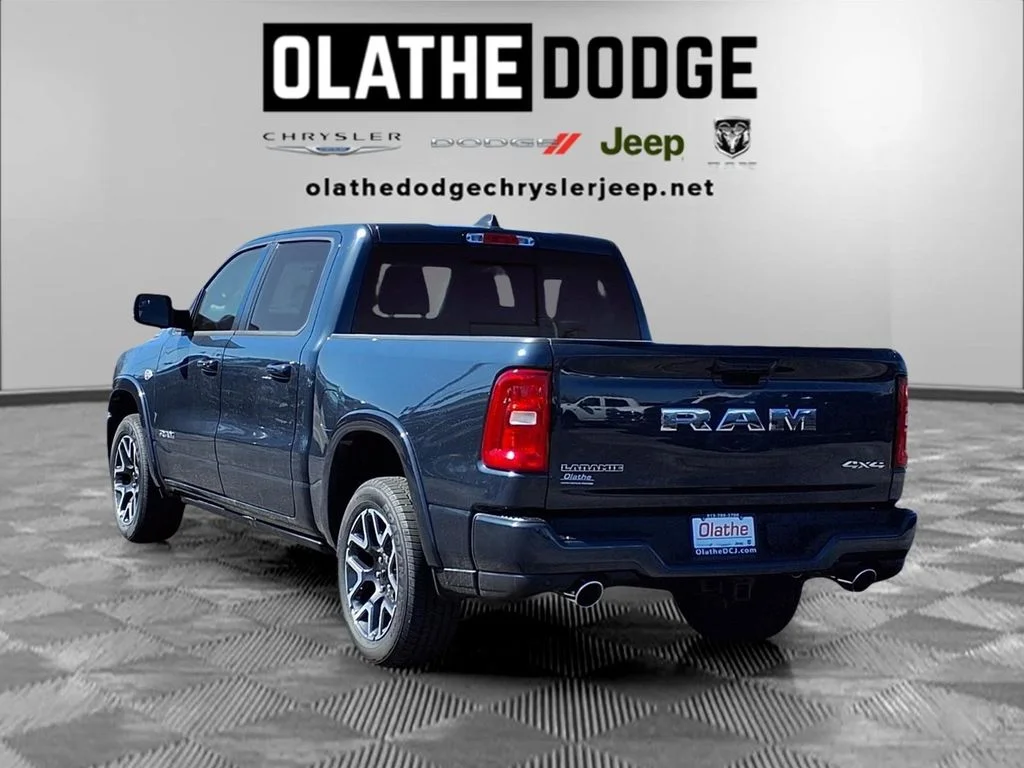 New 2026 Forged Blue Metallic Exterior Paint RAM Laramie image 3