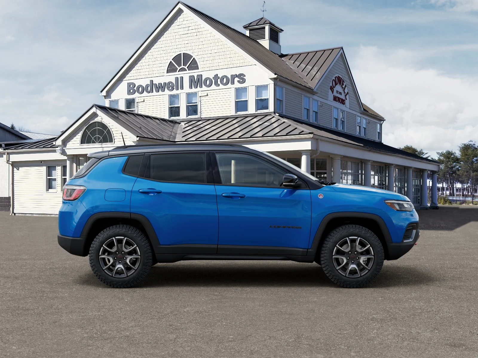 New 2026 Hydro Blue Pearl-Coat Exterior Paint Jeep Trailhawk image 47