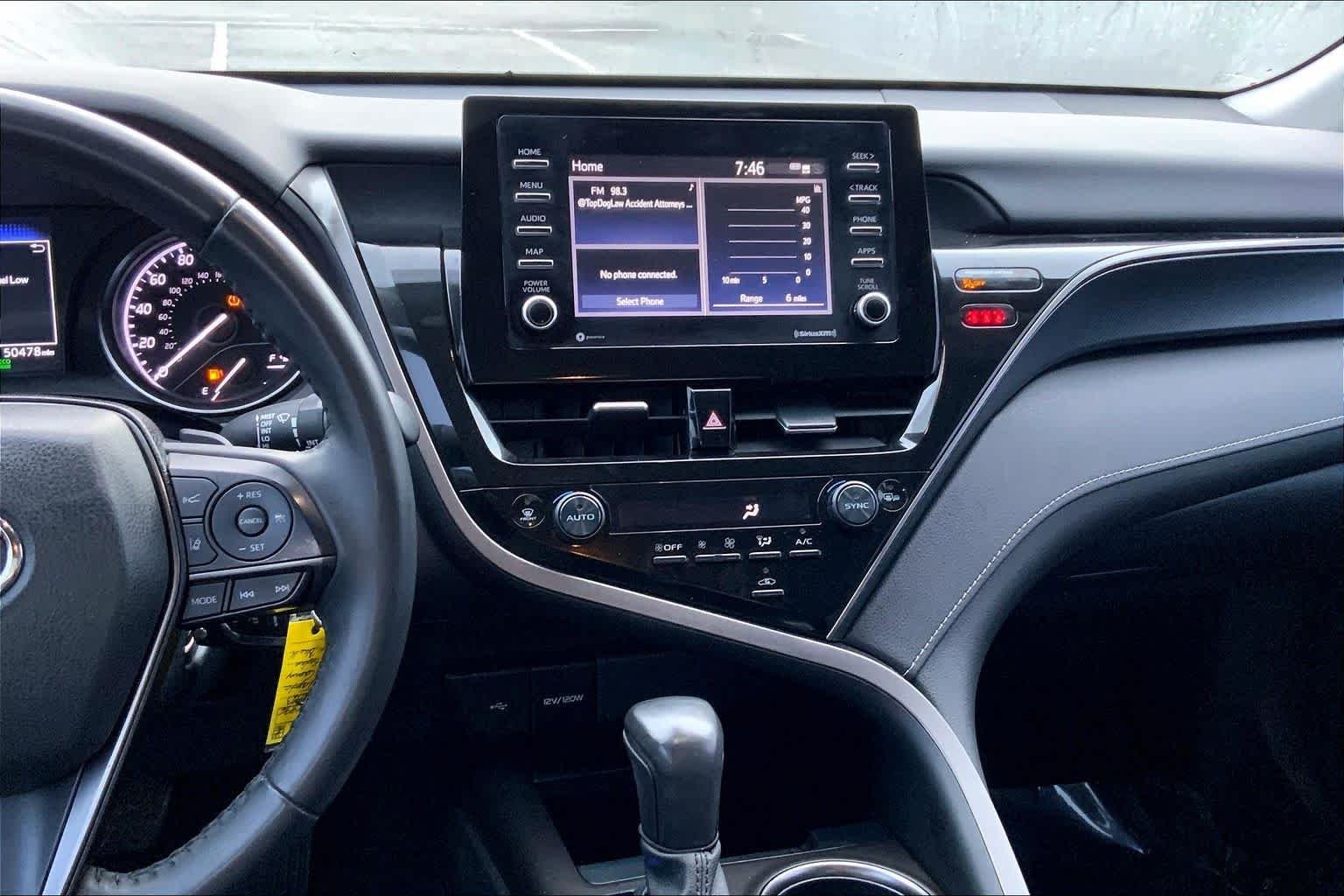 Used 2023 Midnight Black Metallic Toyota SE Nightshade image 6