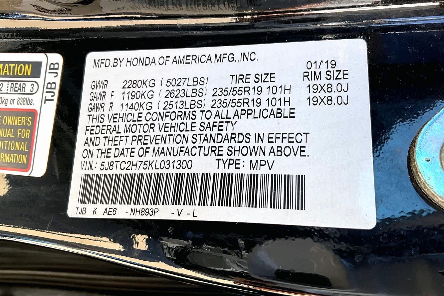 Used 2019 Majestic Black Pearl Acura w/Advance Pkg image 35