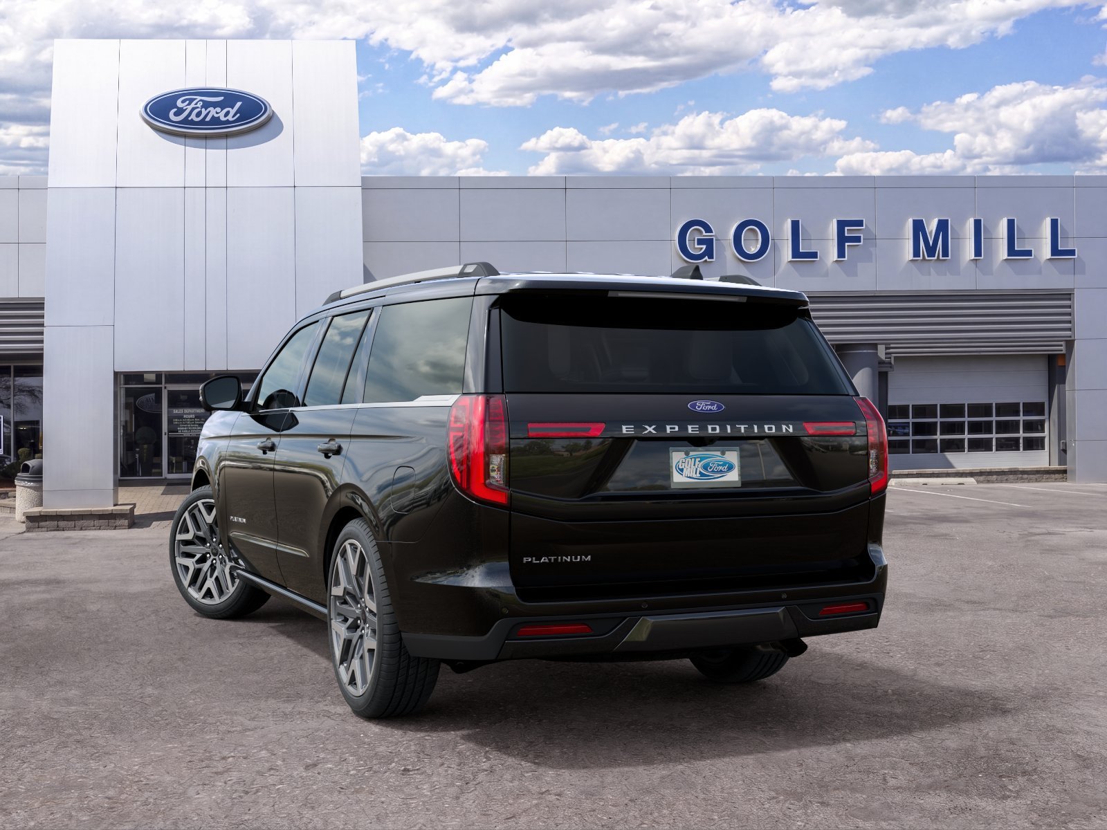 New 2027 Agate Black Metallic Ford Platinum image 2