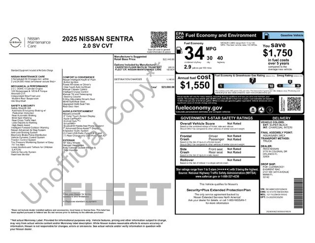 Used 2025 Black Nissan SV image 8