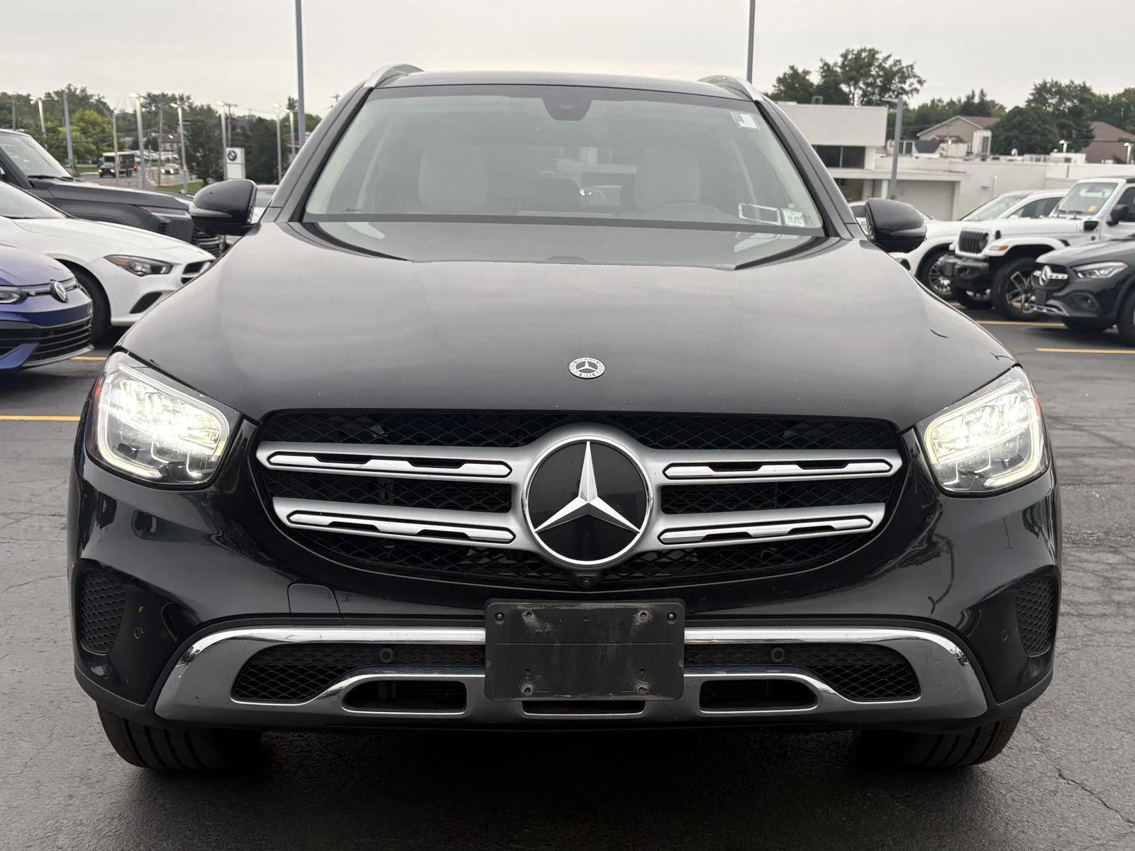 Used 2021 Black Mercedes-Benz GLC 300 image 2