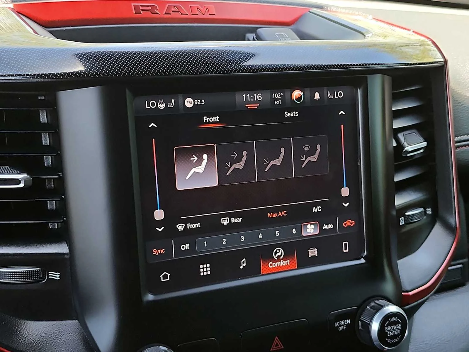Used 2022 Diamond Black Crystal Pearlcoat Ram Rebel image 24