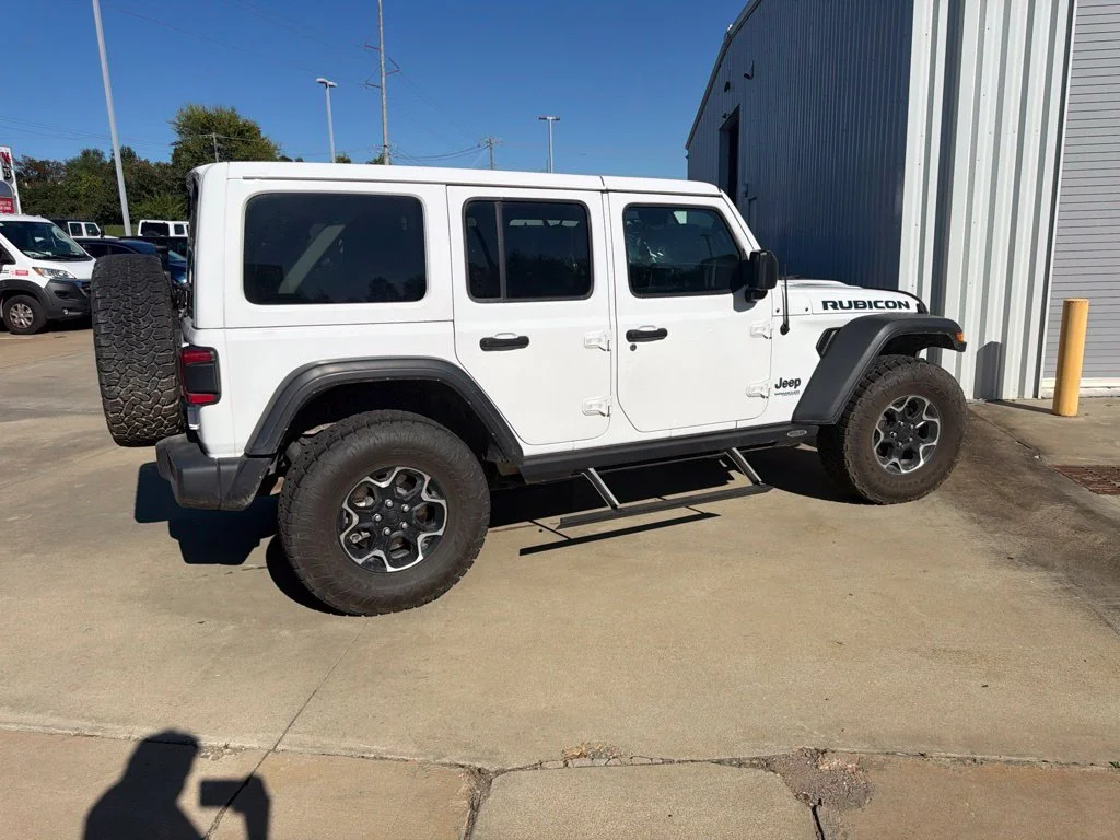 Certified Used 2021 White Jeep Unlimited Rubicon 4xe image 13