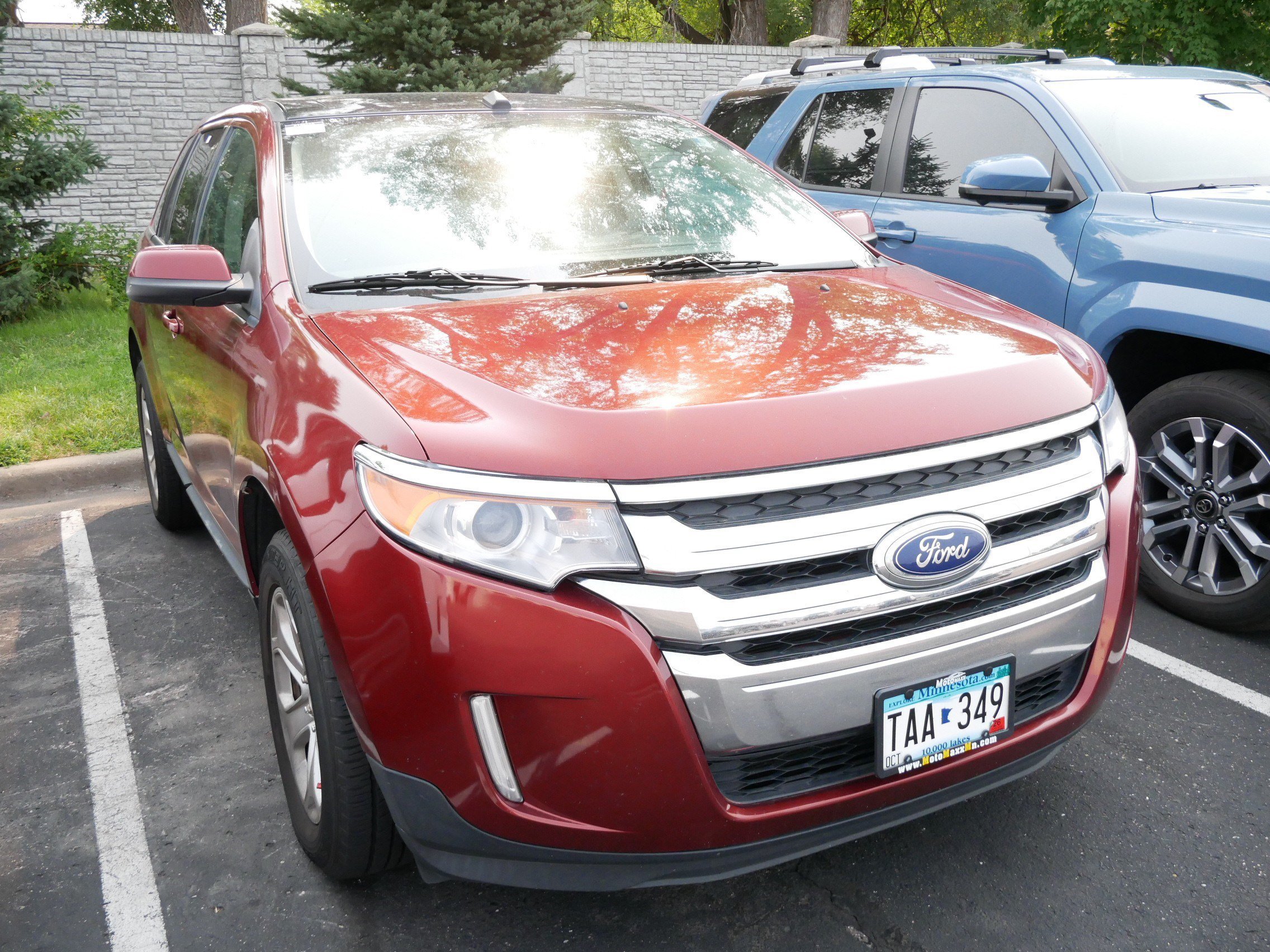 Used 2014 Ford Edge SEL with VIN 2FMDK3JCXEBB18239 for sale in Brooklyn Center, Minnesota