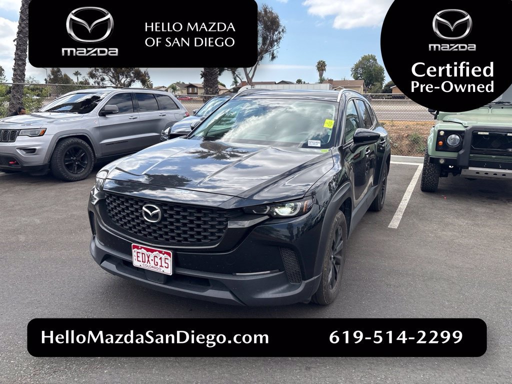 Certified Used 2025 Jet Black Mazda 2.5 S Preferred Package image 1
