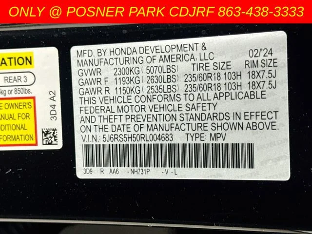 Used 2024 Black Honda Sport image 30