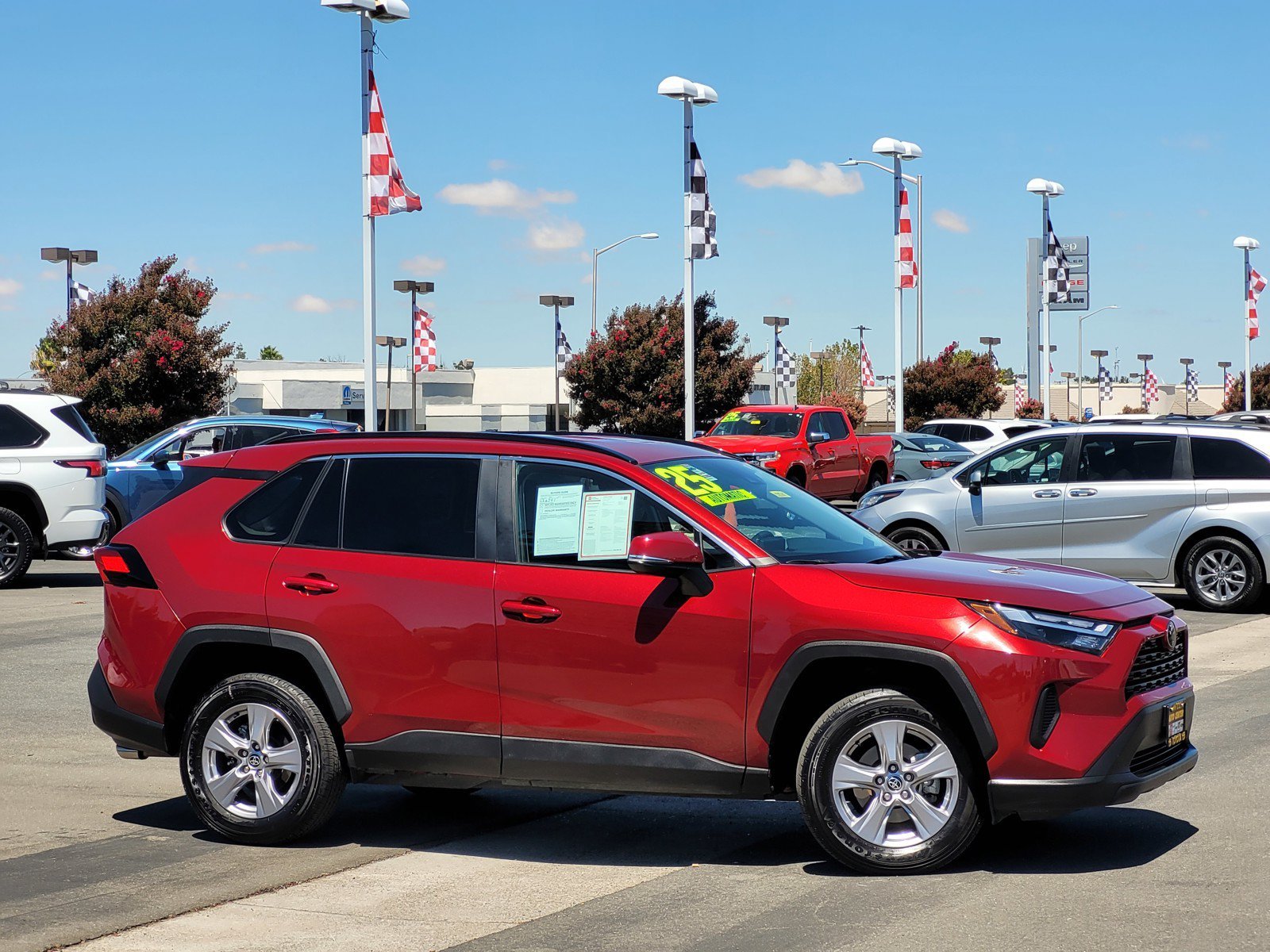 Used 2025 Red Toyota XLE image 3