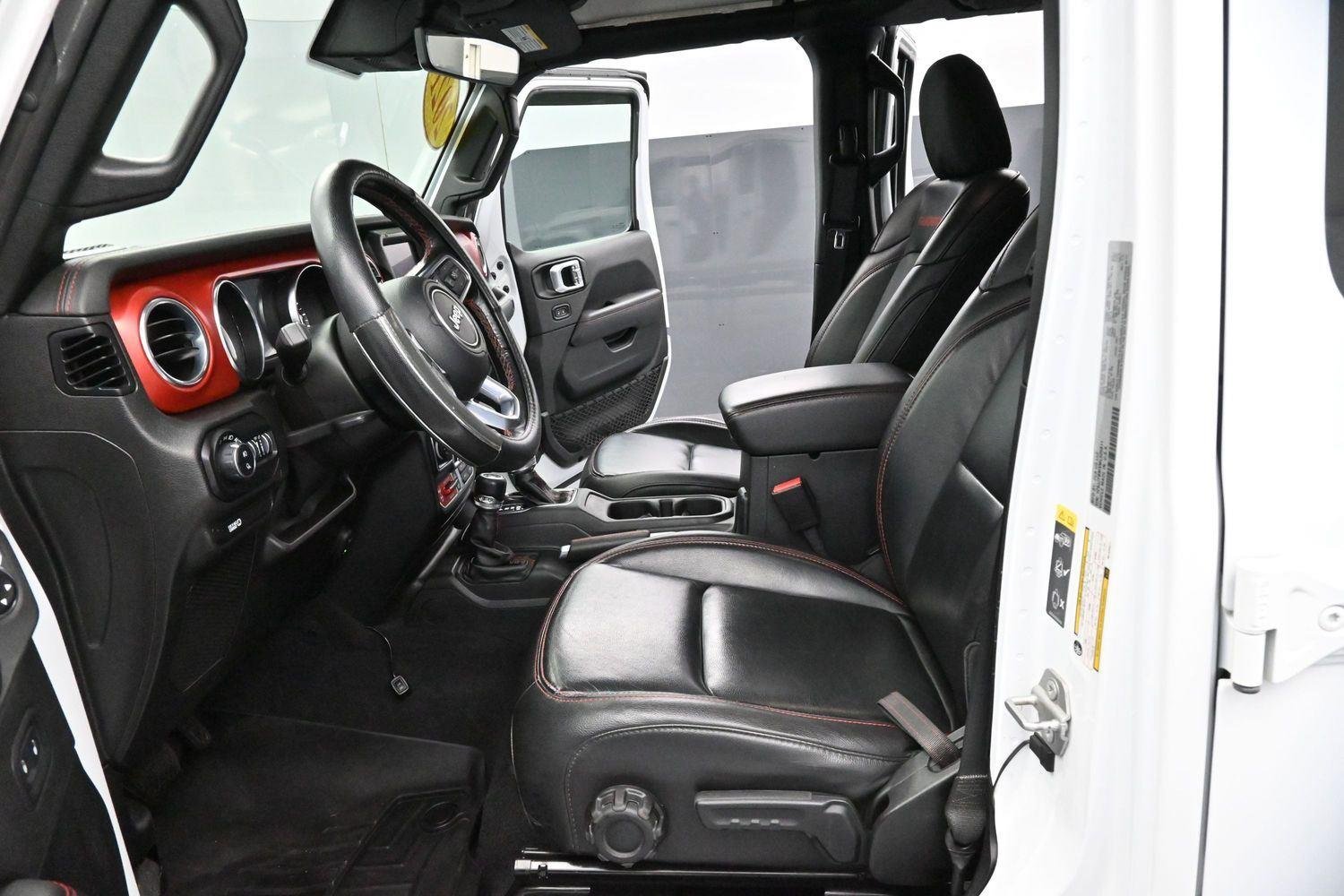 Used 2021 Bright White Clearcoat Jeep Rubicon image 12