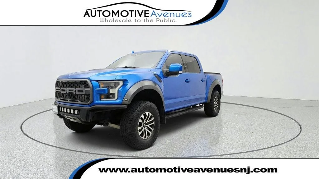 Used 2019 Velocity Blue Metallic Ford Raptor 4WD SuperCrew 5.5