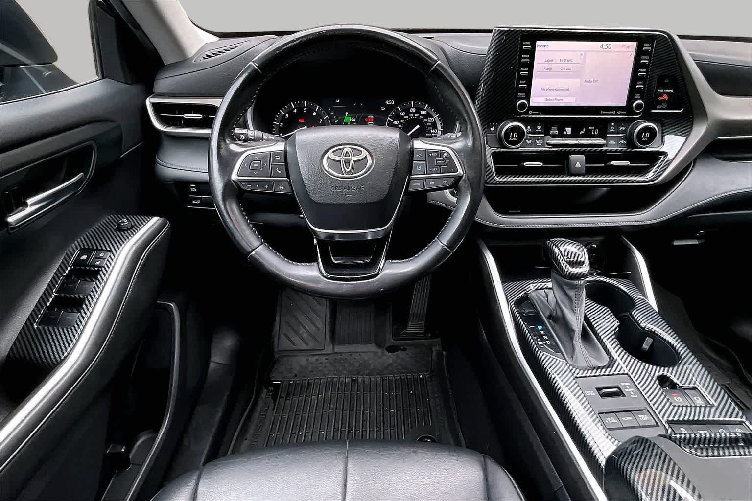 Used 2021 Midnight Black Metallic Toyota XLE image 6