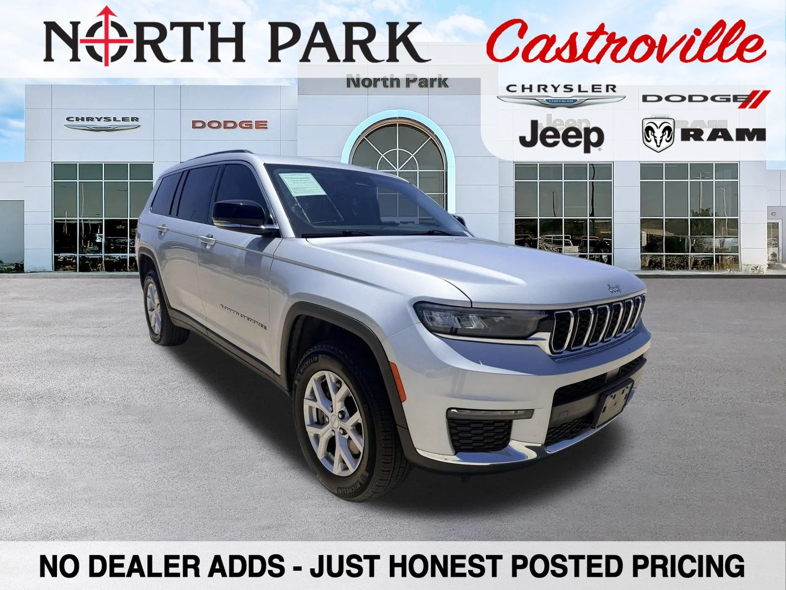 Used 2024 Silver Jeep Limited image 1