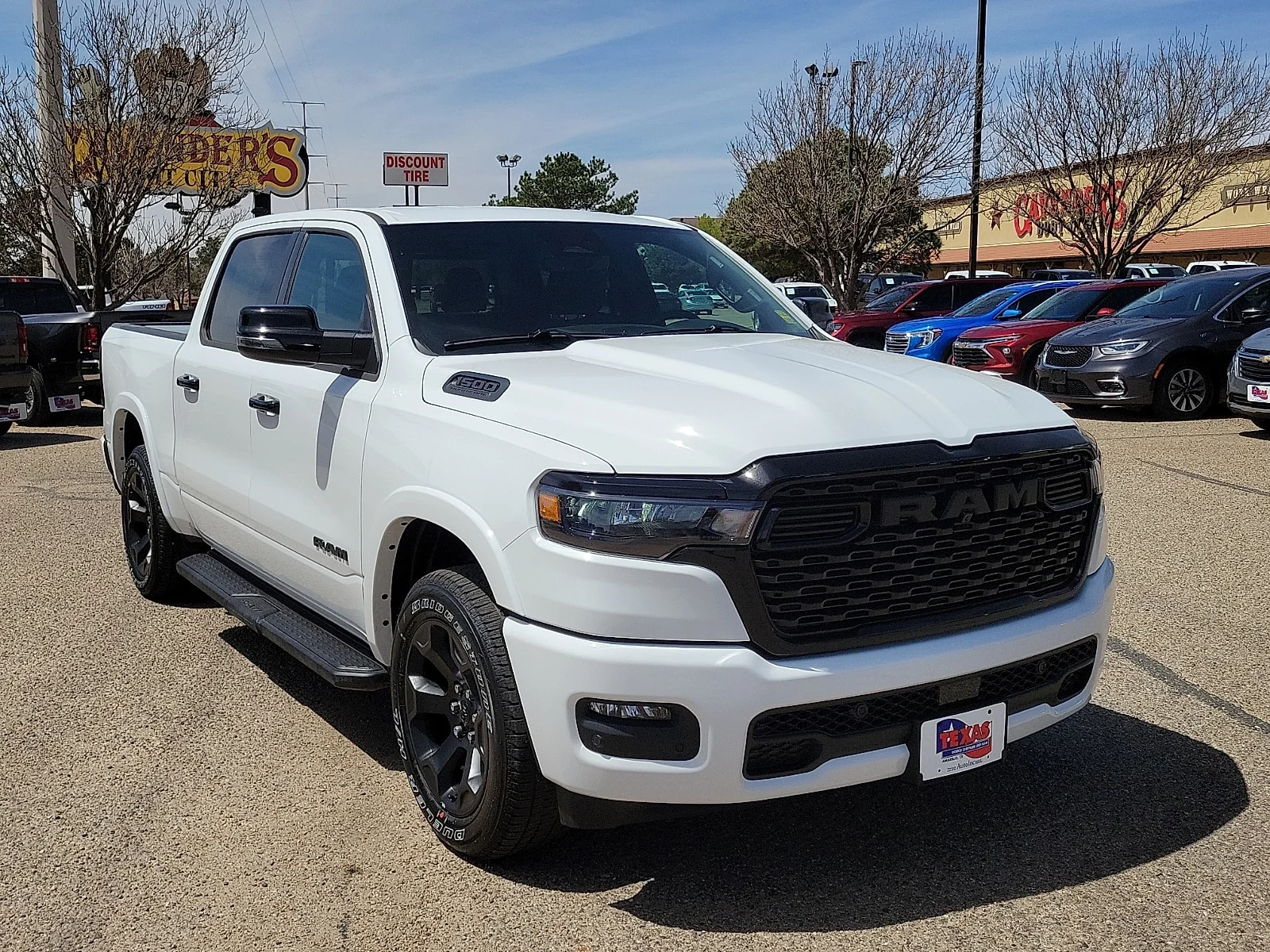 New 2026 PW7 Bright Whit Ram LONE STAR CREW CAB 4X4 5