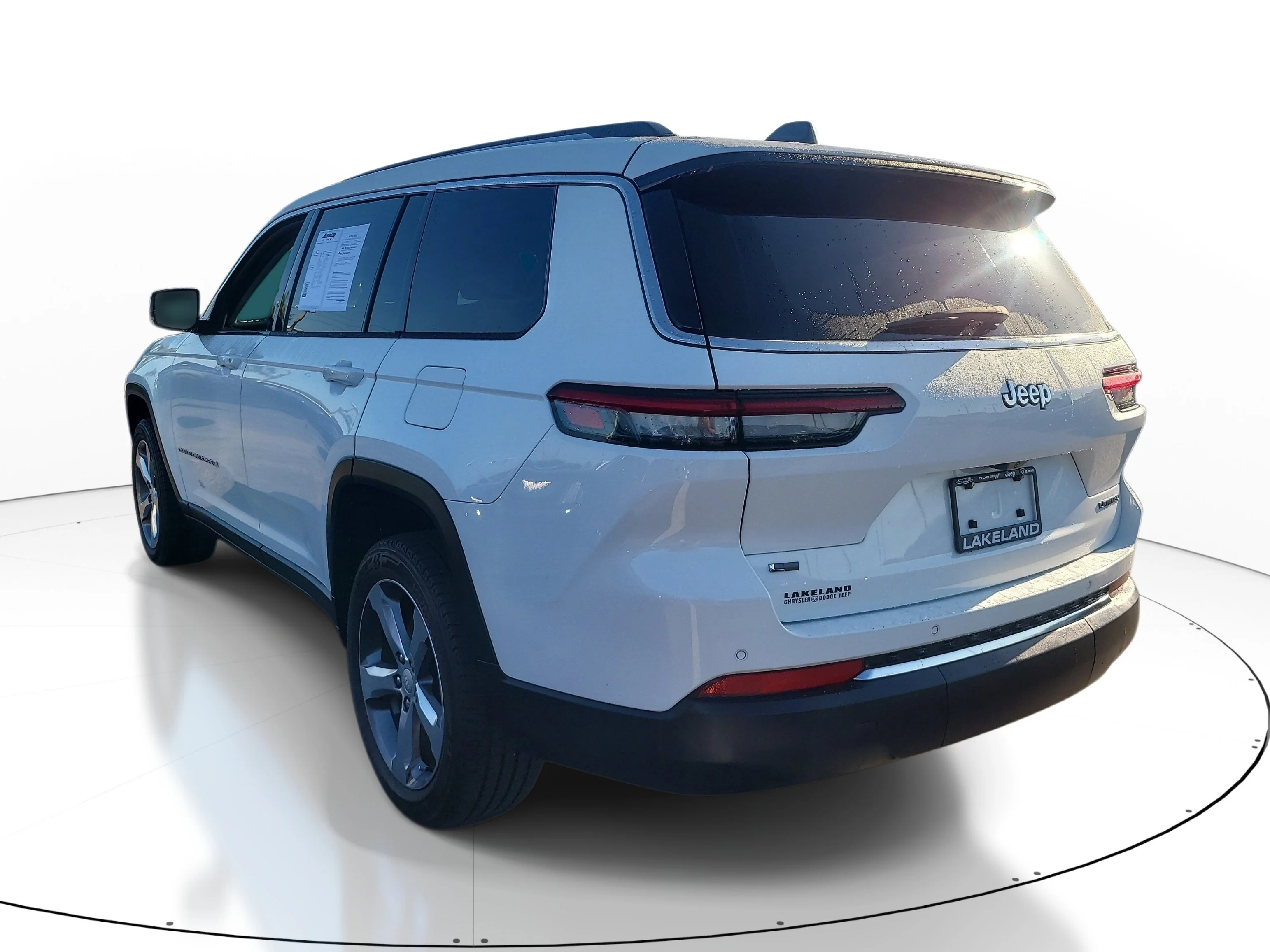Used 2021 Bright White Clearcoat Jeep Limited image 6