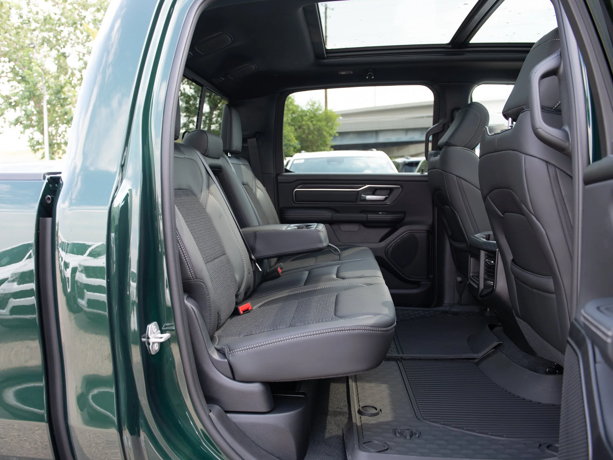 New 2026 Green RAM Sport* Crew Cab 4x4, Panoramic Sunroof, Nav, Heated Seats/Wheel, Alpine Audio image 25