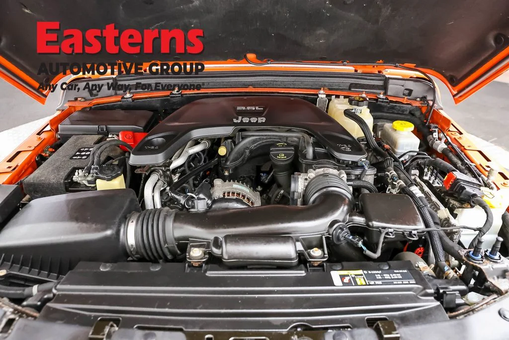 Used 2018 Orange Jeep Unlimited Sport S image 7