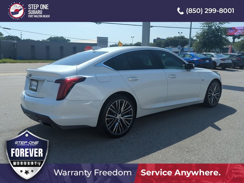 Used 2023 White Cadillac Premium Luxury image 7