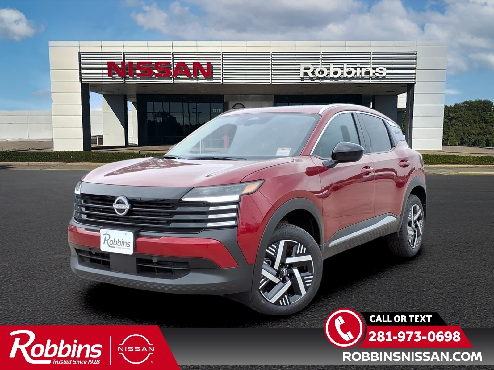 2026 Nissan Kicks SV Red at Robbins Nissan
