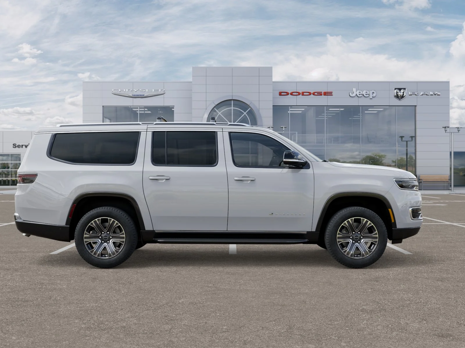 New 2025 Bright White Clear-Coat Exterior Paint Jeep Base image 23
