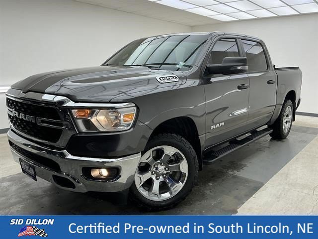 Used 2023 Granite Crystal Metallic Clearcoat Ram Big Horn image 1