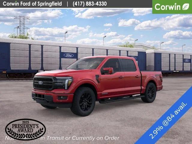 New 2026 Red Ford Lariat image 1
