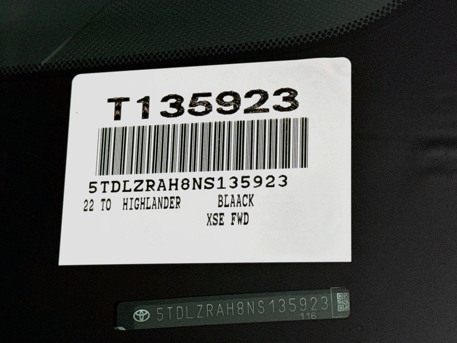 Used 2022 Midnight Black Metallic Toyota XSE image 49