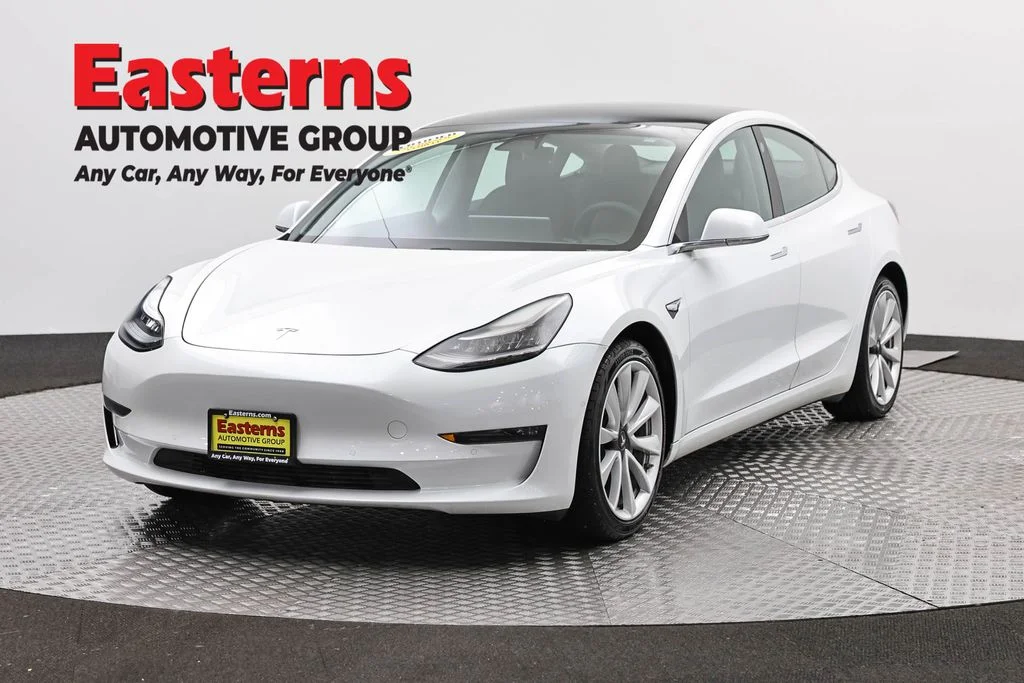 Used 2020 White Tesla Performance image 1